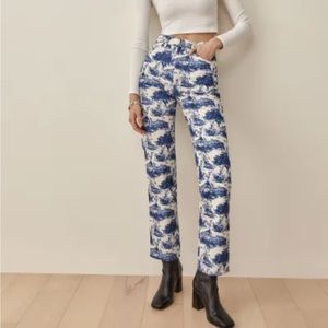 Reformation Pastoral High Rise Straight Jeans - Size 27 - NWT